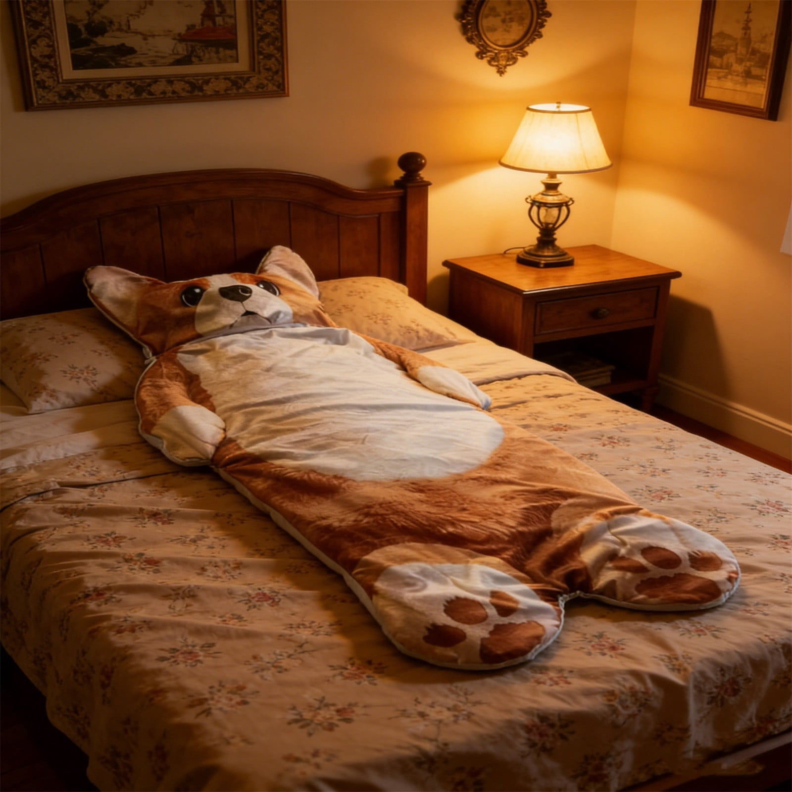 Cat Sleeping Bag for Adults, 75x32 Inch Animal Light Weight Sleeping Bags, Soft Envelope Style Warm Cat Shaped Sleeping Bags for Human Indoor Lounging, Home, Camping, Hiking