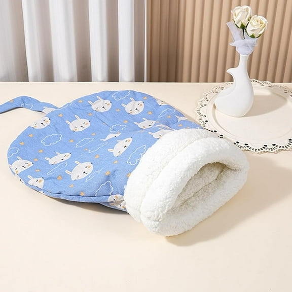 Cat Sleeping Bag,Self Warming Cat Bed,cat Sleeping Bag for Indoor Cats,Soft Plush Large Cat Sack for Winter Cosy Cat Bed Cave,Cat Sleeping Bags,Sleeping Bag for Cats (A03,35 * 45)