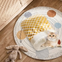 Cat Sleeping Bag - Self-Warming Plush Cat Bed Cave for Indoor Cats & Small Dogs - 360Â° Snuggle Sack with Soft , Winter Pet Bed, Cozy Tunnel Hideaway, Machine Washable