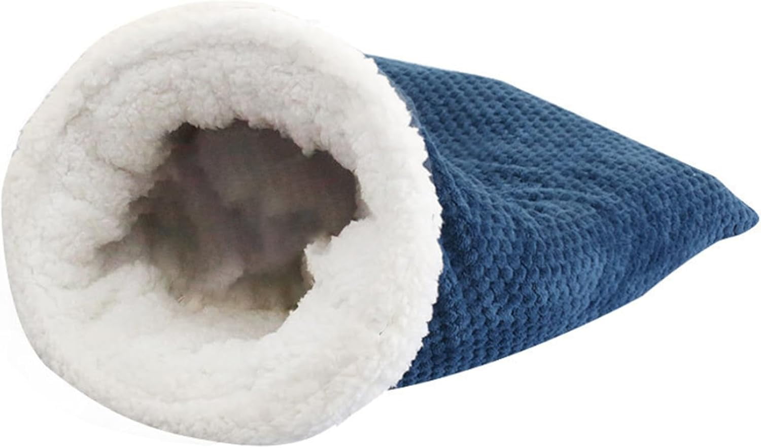 Cat Sleeping Bag Soft Plush Large Cat Sack Self Warm Cat Bed for Winter