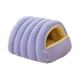thumbnail image 1 of Cat Sleeping Bag, Winter Warm Pet Sleeping Bag Function Snuggle Bag Blanket Mat Soft Warm & Washable Dog Bed Pet Supplies for Cat and Puppies, 1 of 5