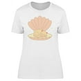 thumbnail image 1 of Cat Sleeping In A Shell T-Shirt Women -Image by Shutterstock, Female Small, 1 of 2