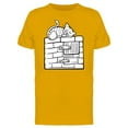 thumbnail image 1 of Cat Sleeping On Stove Doodle Tee Men's -Image by Shutterstock, 1 of 1