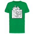 thumbnail image 1 of Cat Sleeping On Stove Doodle Tee Men's -Image by Shutterstock, 1 of 1