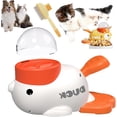 thumbnail image 1 of Cat Slot Machine Treat Dispenser, Cat Treat Slot Machine, Interactive Duck Frenchie Toy, Duck-Shaped Interactive Treat Dispenser Toy, Food Puzzle Slow Feeder with Button, 1 of 7