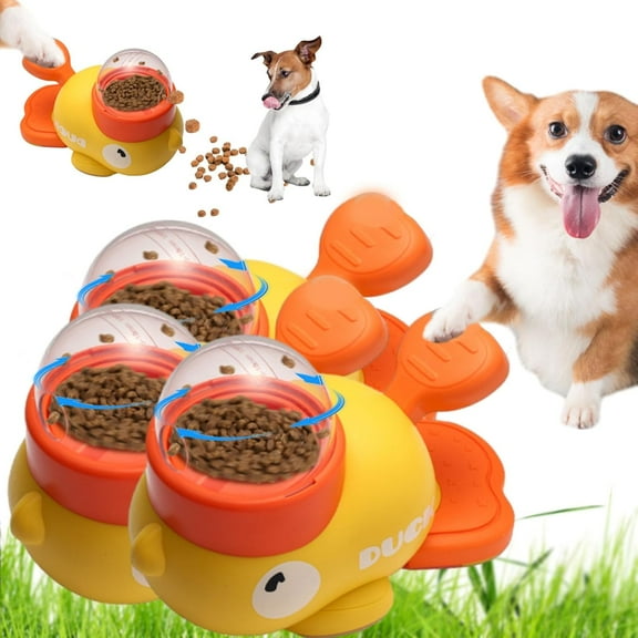 Cat Slot Machine Treat Dispenser, Interactive Cat Treat Slot Machine, Anti Gulping Cats Treat Puzzle Treats Dispenser with Button, IQ Training and Exercise, Slow Feeder Toy for Dogs/Cats (3Pcs)