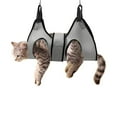 thumbnail image 1 of Cat Small Dog Grooming Hammock Restraint Polyester Bag Hook Style Nail Clipping Holder Anti Scratch Medication Tool, 1 of 17