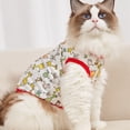 thumbnail image 1 of Cat Small Dog Pet T-shirt Pattern Full Print Sleeveless Vest Pet Clothes Pet T-shirt SUCS, 1 of 5