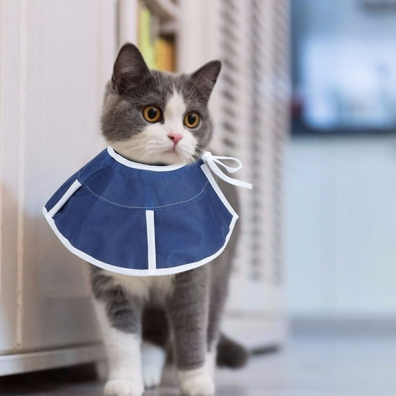 Cat Soft Cone Cute Pet Protective Collar Wound Healing Anti Bite Recovery Elizabeth Circle For Cat DogM