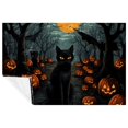 Cat Soft and Warm Microfiber Throw Blanket, Printed Lightweight Throw
