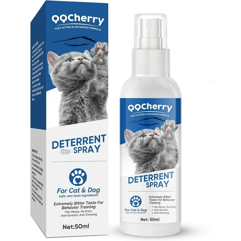 Walmart Cat Spray Deterrent Anti Scratch Furniture Protector Non Toxic Pet Repellent Indoor Outdoor Use 100Ml Walmart
