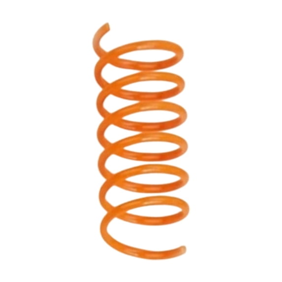 Cat Spring Toys Interactive Plastic Coil Pet Toys for Indoor Cats Self-Amusement Boredom Relief Colorful Durable Spirals for Kittens and Active Cats Orange