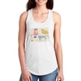 thumbnail image 1 of Cat Squad A Racerback Tank Women -June Erica Vess Designs, Female x-Small, 1 of 4