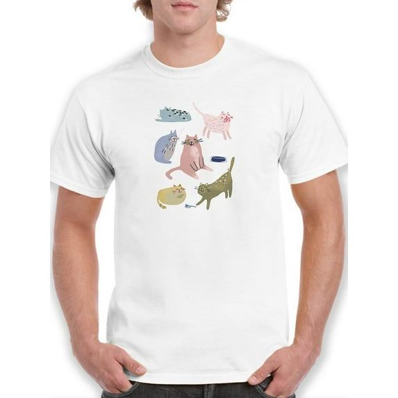 Cat Squad Ii. T-Shirt Men -June Erica Vess Designs, Male Medium