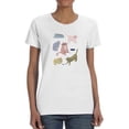 thumbnail image 1 of Cat Squad Ii. T-Shirt Women -June Erica Vess Designs, Female x-Large, 1 of 4