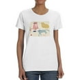 thumbnail image 1 of Cat Squad T-Shirt Women -June Erica Vess Designs, Female XX-Large, 1 of 4