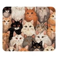 thumbnail image 1 of Cat Square 8.3x9.8 Inch Non-Slip Rubber Bottom Printed Desk Mat Gaming Mouse Pad Mousepad Suitable for Office and Gaming, 1 of 6