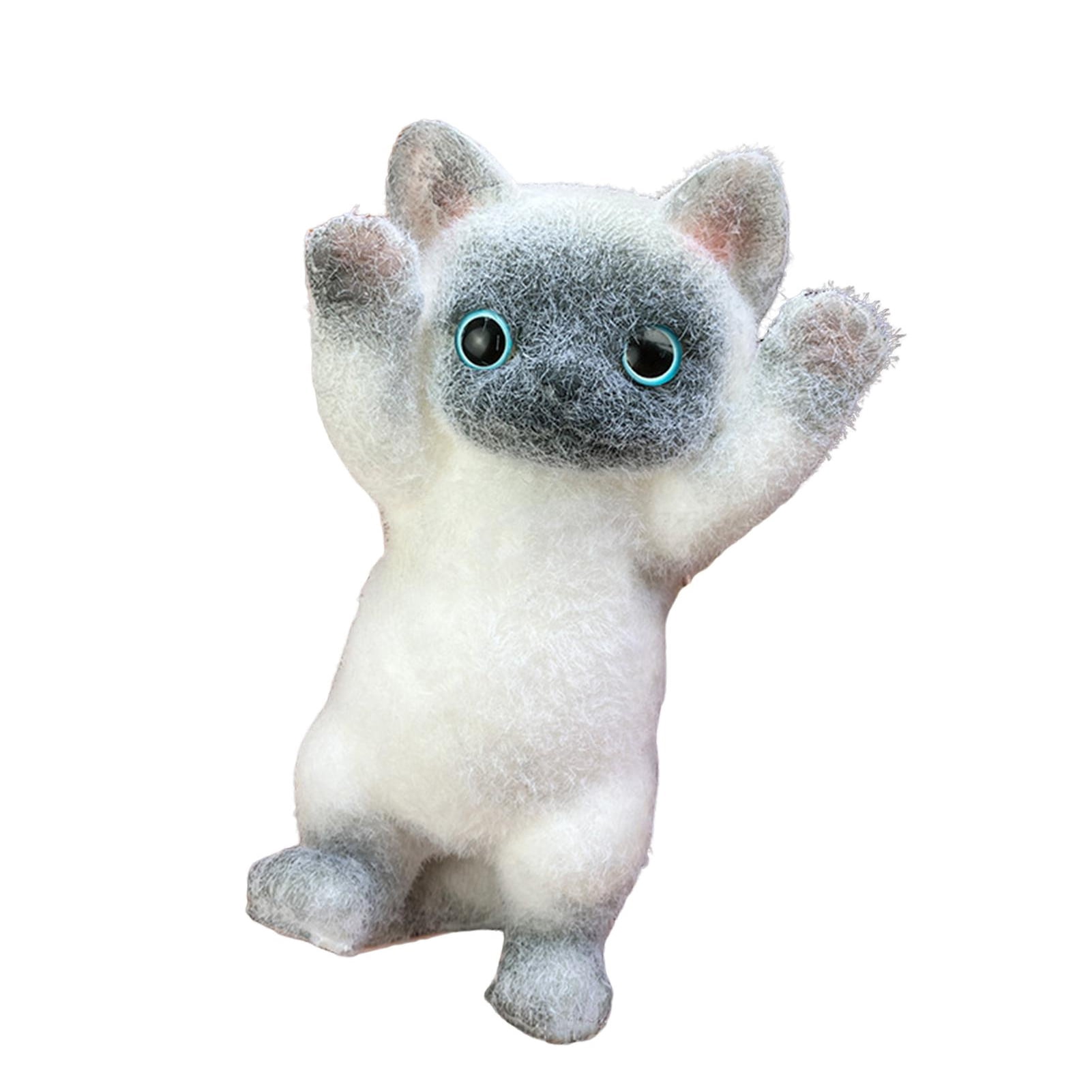 Picture of Cat Squeeze Toy Stress Relief Soft TPR Kitten Sensory Toy for Kids Teens Adults, Anxiety ...