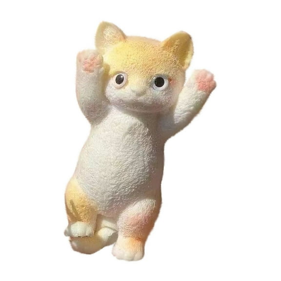 Cat Squishies Squeeze Toys, Chubby Cat Squeeze Toys,Cat Taba Squishy Toys, Cat Squishy Toys, Soft Cat Squishies Stress Balls Toys for , Birthday Christmas Gift for Men Women, cheese