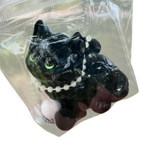 Cat Squishy Stress Ball Toys, 3 Pack Soft Fidget Toys for Anxiety Relief, Cute Paw Sensory Squeeze Balls, Kids ADHD Autism Relaxation, Party Favors, Colorful Learning Shapes for Children