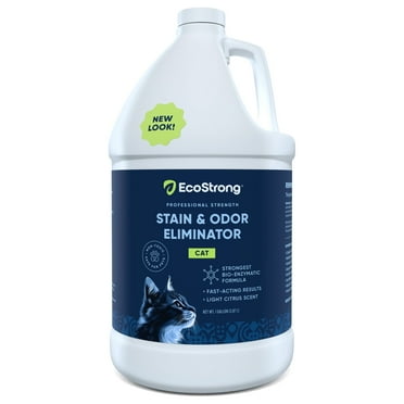 Cat Stain and Odor Eliminator: Enzyme Urine Odor Neutralizer and Stain Remover, 1 Gallon