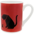 thumbnail image 1 of Cat Staring At Mouse Prints Coffee Mug, 1 of 1