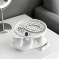 thumbnail image 1 of Cat Statue with Tray,Key Tray for Entryway TableCat Jewelry Dish Ring Holder Tray,,Animal Sculpture with Tray Storage Key Holder Candy Jewelry Earrings Tray,Figurines Entryway Table Modern Decor, 1 of 8