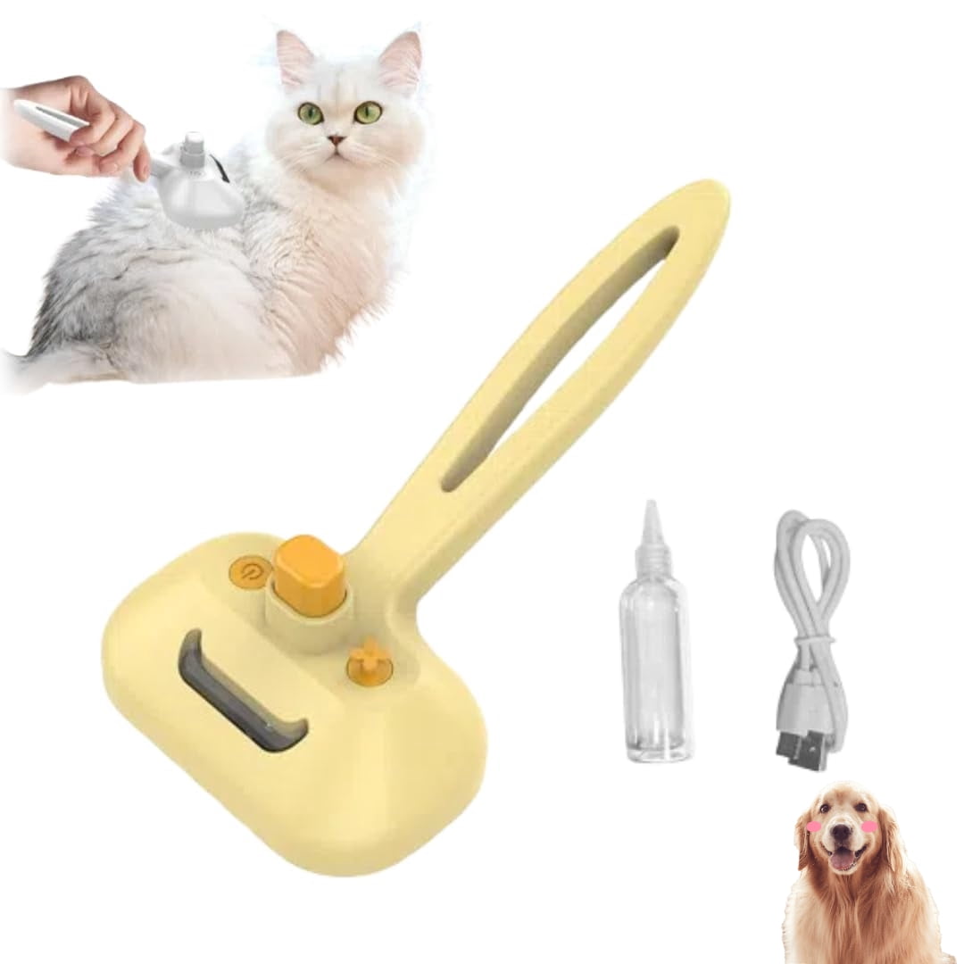 Saluqifa 3 in 1 Pet Steam Grooming Brush, 2025 New Pet Spray Hair Removal Comb Cats and Dogs Saluqifa 3 in 1 Pet Steam Grooming Brush, 2025 New Pet Spray Hair Removal Comb Cats and Dogs