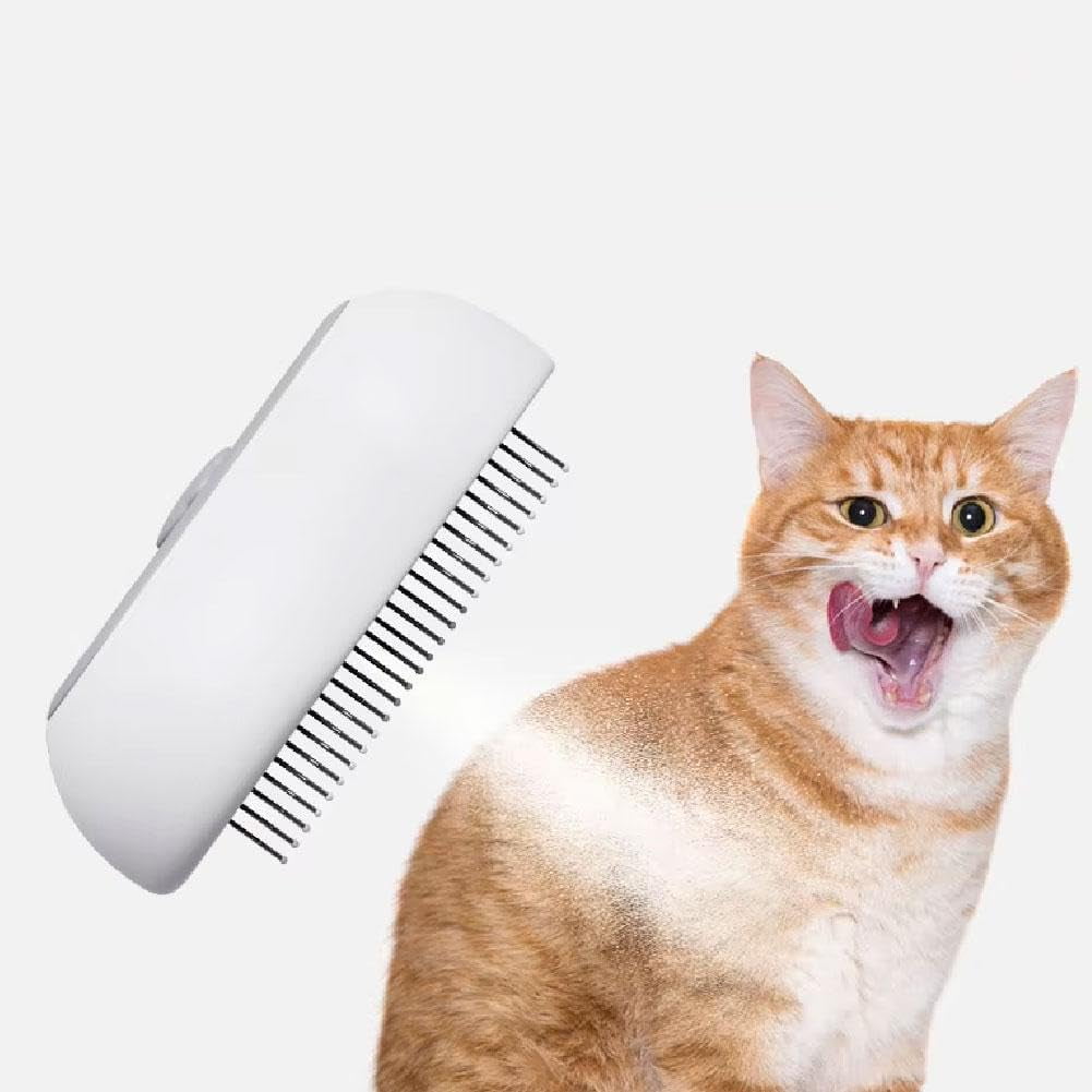Best Dematting Cat Steam Brush, In For Shedding Grooming - Main Image