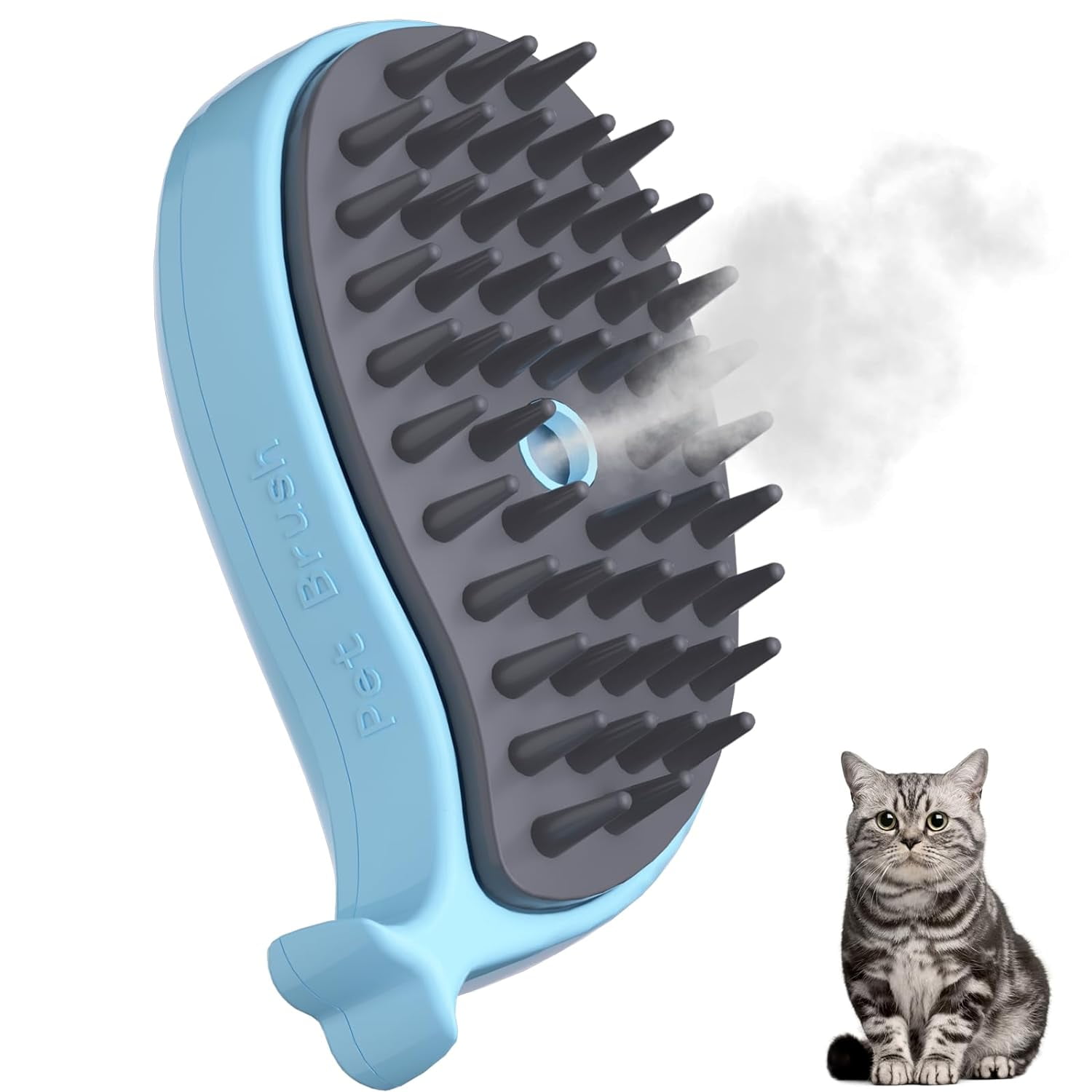 Brosse Silicone Pour Chien Et Chat - Enlève Les Poils - Vert - Neuf