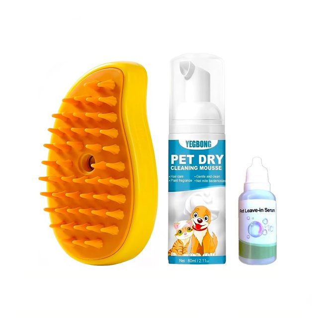 Cat Steam Brush, 3 in 1 Water Cat and Dog Brush, Pet Spa Brush, Steamy