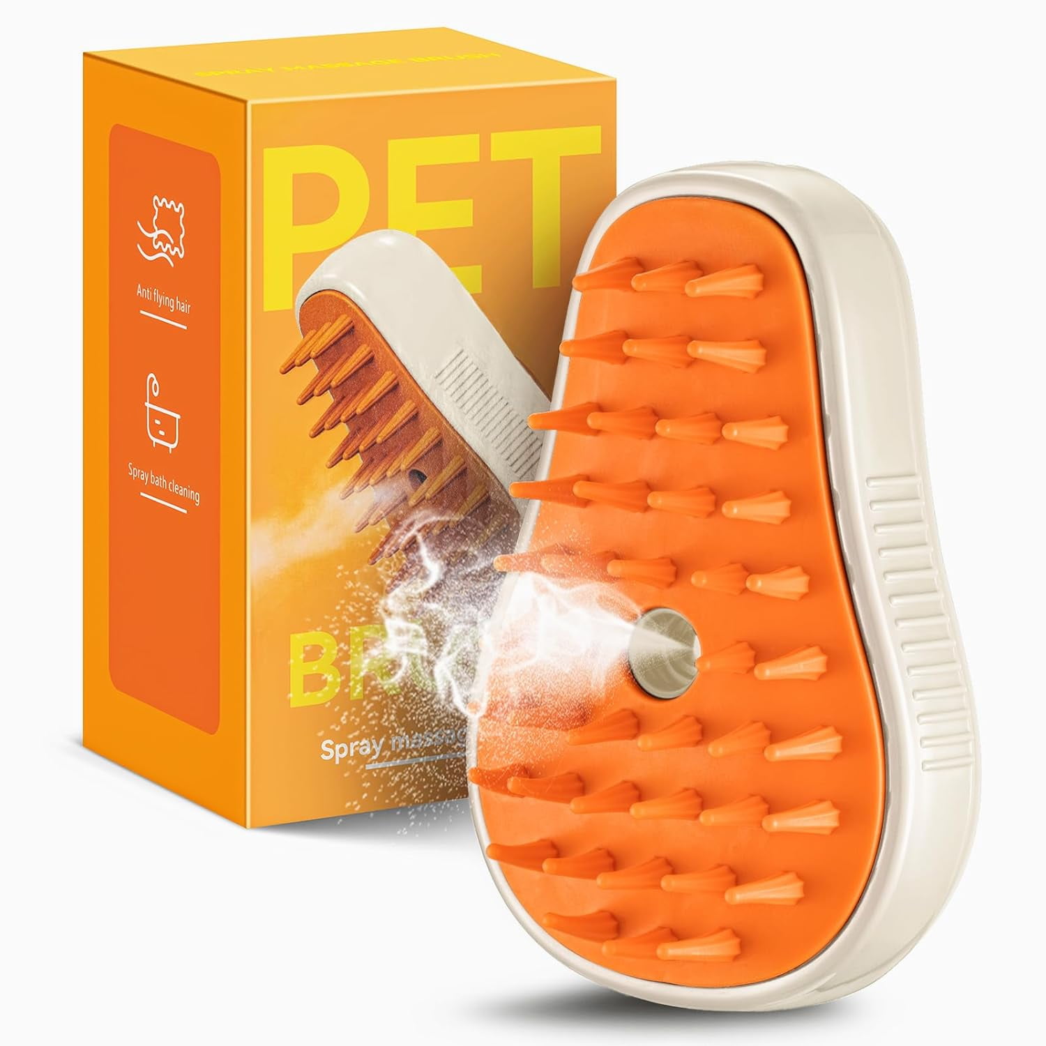 Curated visual reference: Visual Reference: Cat Steam Brush For Indoor Cats 3 In 1 Cat