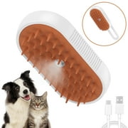 Cat Steam Brush for Shedding Dog Brush with Steam Pet Hair Cleaning Brush Comb for Spray 3 in 1 Pet Grooming for Long & Short Haired Pets – Spritz Defur Comb for Cat
