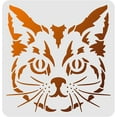 thumbnail image 1 of Cat Stencils Template 11.8x11.8inch Plastic Cat Drawing Painting Stencils Square Reusable Stencils for Painting on Wood Floor Wall and Tile for DIY, 1 of 7