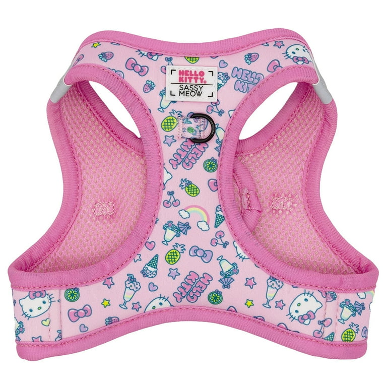 Sassy Meow Cat Step-In Harness Extra Small - Hello Kitty