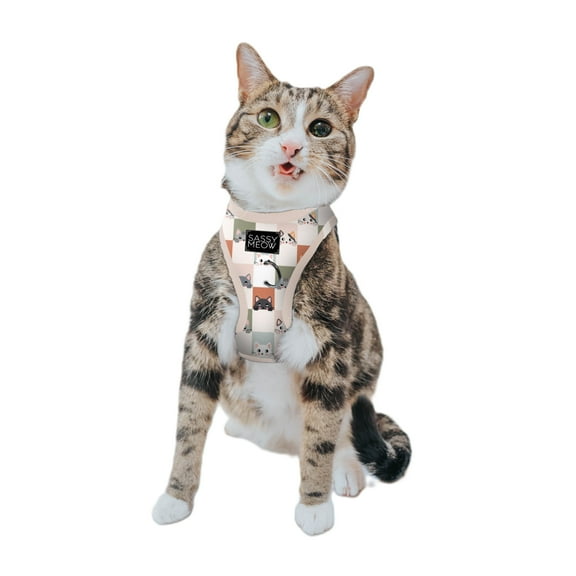 Sassy Meow Cat Step-In Harness Extra Small - Smitten Kittens