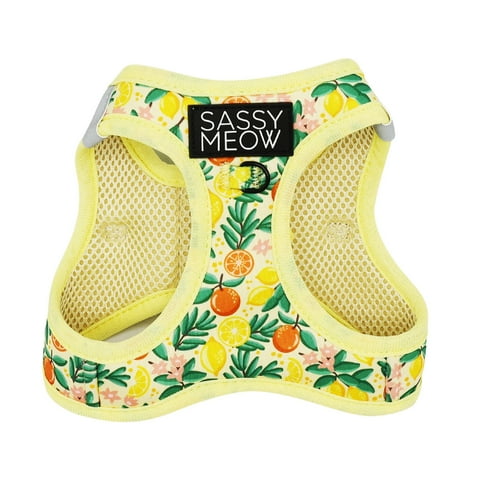 Sassy Meow Cat Step-In Harness Medium - Zest Friends