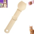 thumbnail image 1 of Cat Strip Feeder Spoon Cute Cat Head Multi Functional Pet Food Squeezer Spoon for Cat Wet Treat Pouches Canned Food Feeding Tool, 1 of 3