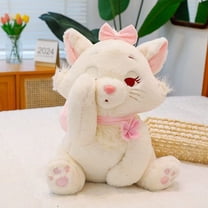 Cat Stuffed Animal Big Plush Pillow, Giant Mary Cat Cute Kawaii Pink Cat Hugging Pillow Stuffed Cats Plush Toy, Soft Cuddle Plush Toy Pink Kitten Perfect for Xmas Birthday Valentine's Day Gift