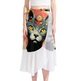 thumbnail image 1 of Cat Stylish Chiffon Women's Beach Dress Summer Dress with Polyester Straps, 1 of 6