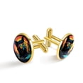 thumbnail image 1 of Cat Stylish Dress Shirt Cufflinks Made of Stainless Steel, for Formal Attire and Special Events, Silver Jewelry Cufflink Set, 1 of 6