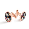 thumbnail image 1 of Cat Stylish Men's Cufflink Set, for Dress Shirts, Made of Stainless Steel, Ideal for Formal Events, 1 of 6