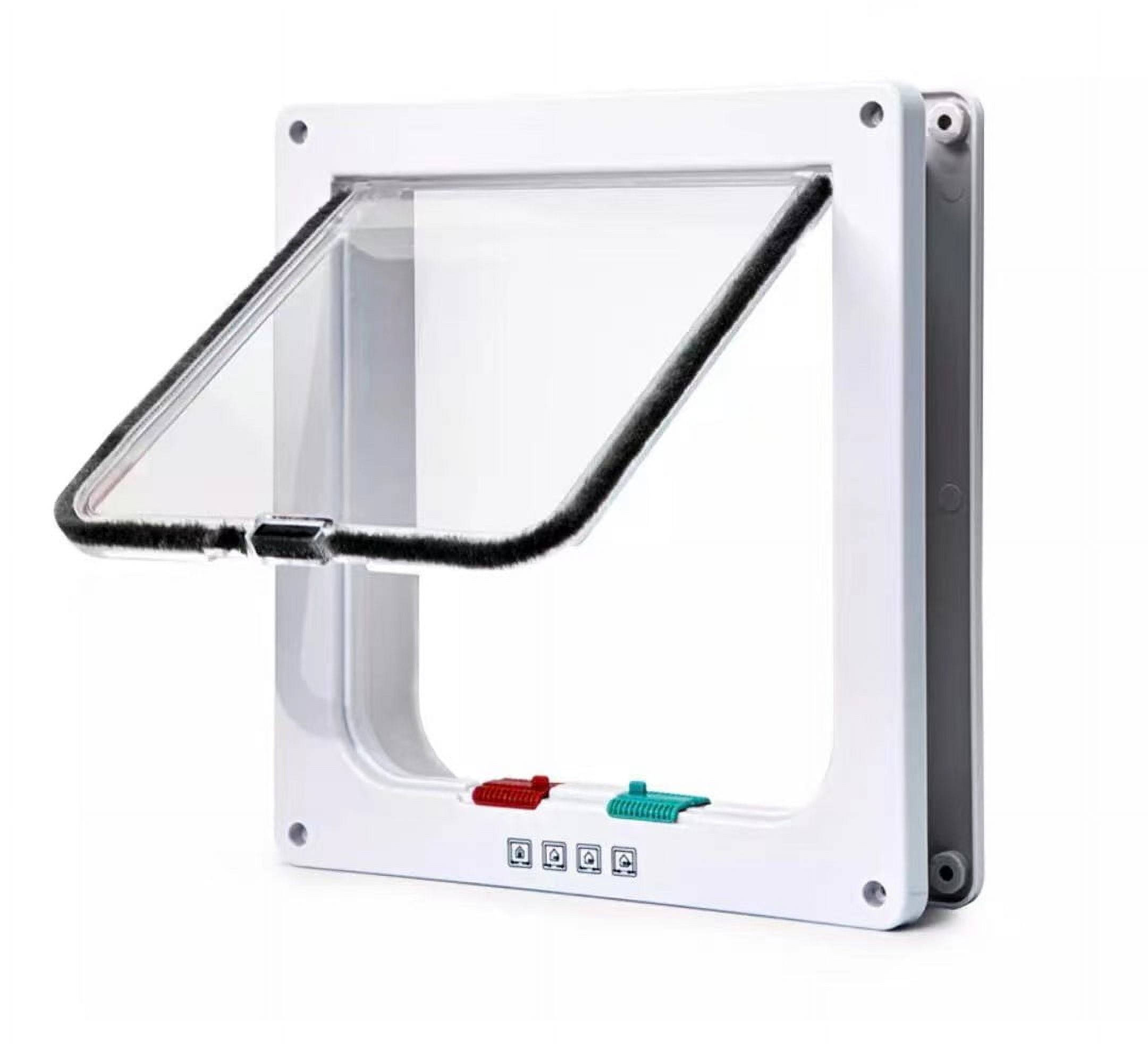 Cat Supplies Cat Door Dog Door Holes Controllable Access Direction Pet