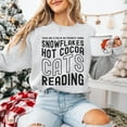 thumbnail image 1 of Cat Sweatshirt, Cat Lover Sweatshirt, Cat Winter Sweatshirt, Catmas New Year, Cat Lover, Cat Mom Sweater 19 Sweatshirt All Size S-5XL, 1 of 5