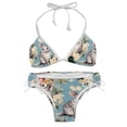 thumbnail image 1 of Cat Swimsuit Women Bikinis: Detachable Sponge Adjustable Strap Bikini Set - Two-Pack, Beach & Pool Ready, 1 of 6