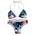 thumbnail image 1 of Cat Swimsuit Women Bikinis: Detachable Sponge Adjustable Strap Bikini Set - Two-Pack, Beach & Pool Ready, 1 of 6