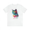 Cat T Shirt, Colorful Cat Tee,Cat's Lovers Gifts,Gift Ideas for Cat