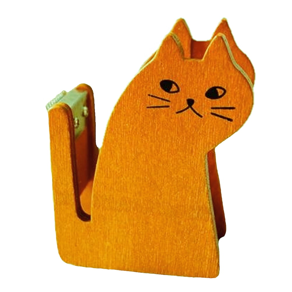 Cat Tape Holder Ornament Washi Cutter Tapes Love Dispenser Decor for
