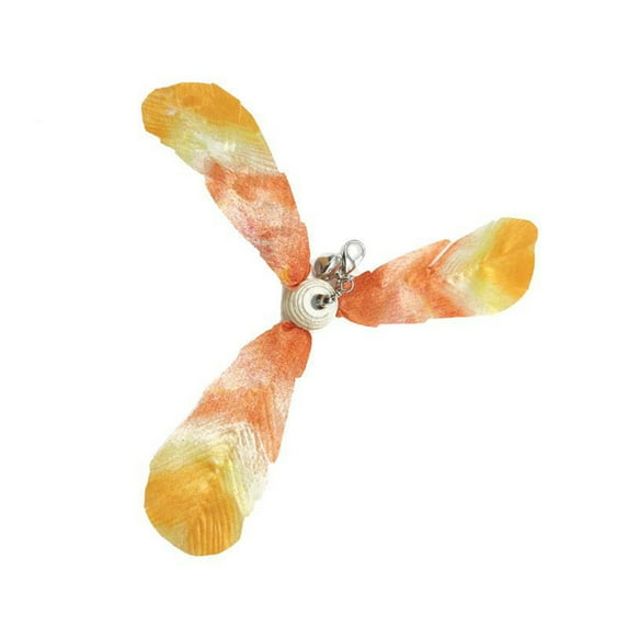 Cat Teaser Cat Toy Replacement Head For Cat Teaser Interactive Puzzle Funny Cute Shape Bright Colors Replaceable Gradient Orange