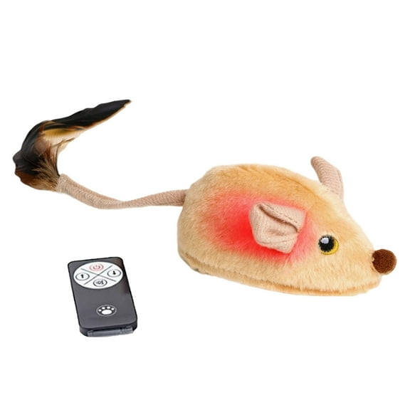 Cat Teaser Interactive Indoor Pet Toy for Cats and Small Dogs Remote-Controlled Motion Toy Rechargeable with Automatic Moving Features Prank Toy for Cats